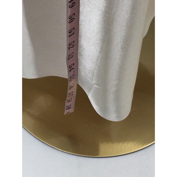 AW BRIDAL 16 2X plus Ivory Ginevra satin Long Sleeve formal maxi dress NEW B160 - Picture 5 of 9